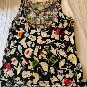 Chanel 07p size 36 logo mania tank